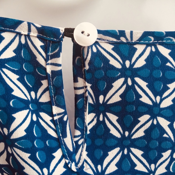 NWOT Silk Ellie Kai Blouse 8 M - Picture 7 of 8